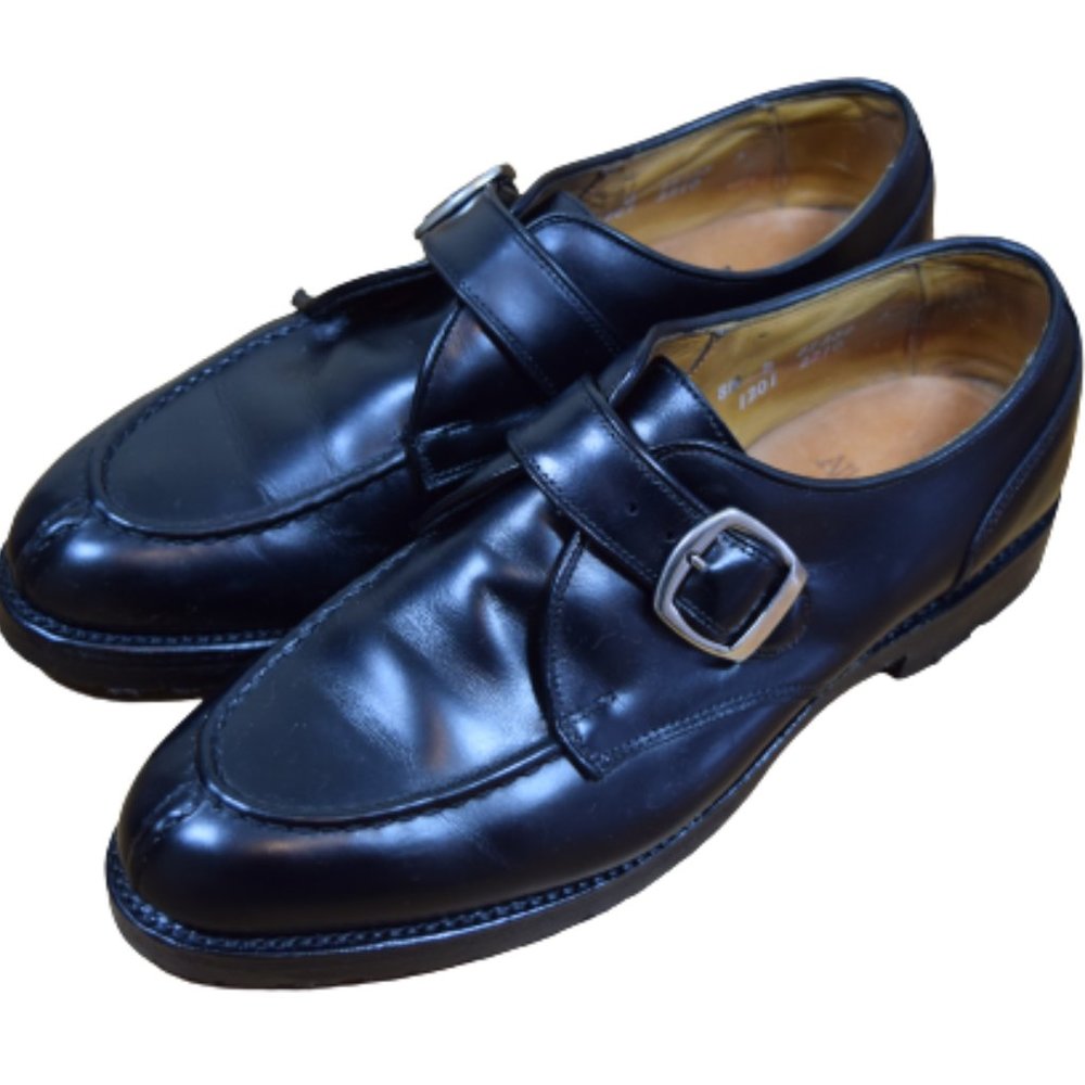 NWOB Allen Edmonds Cornell Split Toe Single Monk Strap Men's Shoes Sz 8.5D